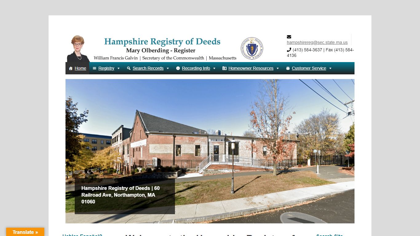 Real Estate Records | Real Estate Records - Hampshire Registry of Deeds