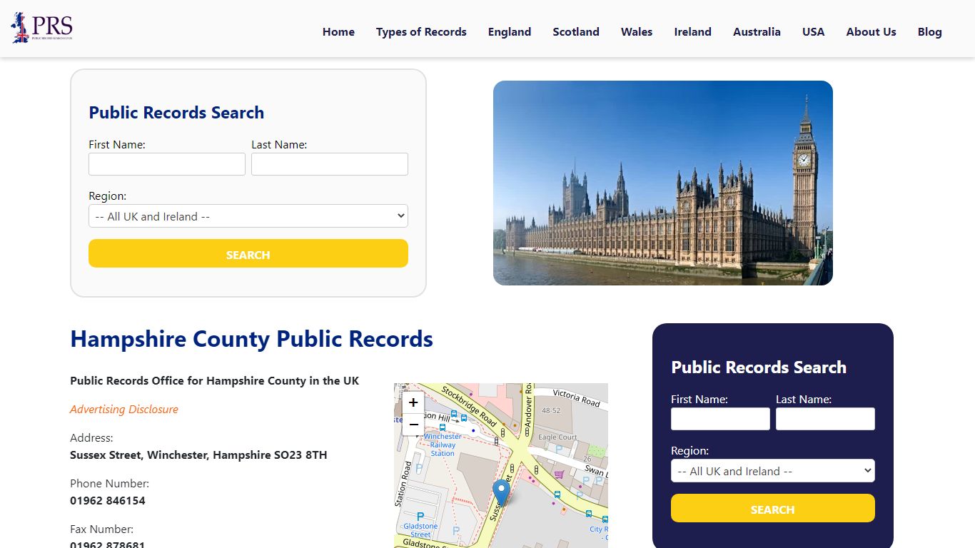 Hampshire County Public Records Resources and Information